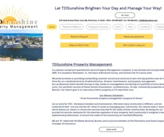 Tdsunshine.com(Broward) Screenshot