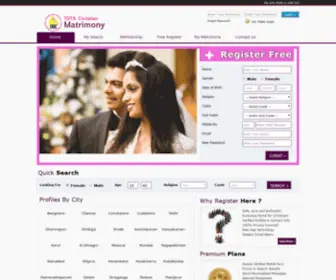 Tdtachristianmatrimony.com(Christian Matrimony) Screenshot