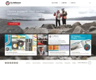 Tdwilliamson.com(Pipeline Services) Screenshot