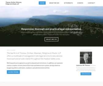 TDWPM.com(Thomas, Drohan, Waxman, Petigrow & Mayle, LLP) Screenshot