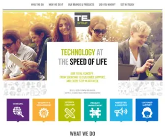 TE-Group.be(Technology at the speed of life) Screenshot