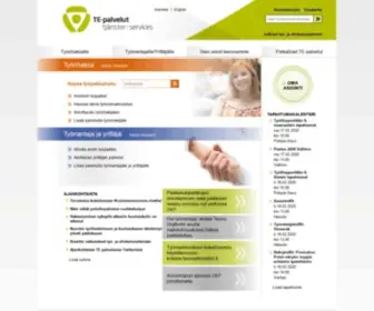 TE-Palvelut.fi(Työmarkkinatori) Screenshot