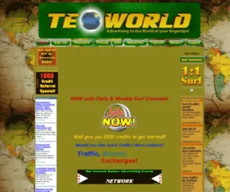 TE-World.com(Traffic Exchange World) Screenshot