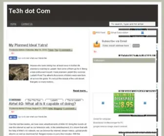 TE3H.com(Te3h dot Com) Screenshot