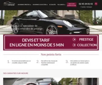 Tea-Cerede.com(Assurance auto prestige et assurance auto collection) Screenshot