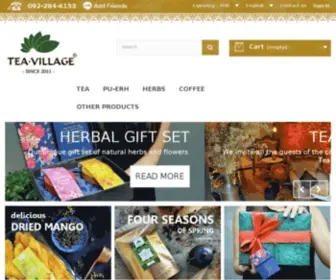 Tea-Village.com(Online Tea Shop) Screenshot