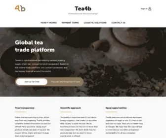 Tea4B.com(International tea exchange) Screenshot