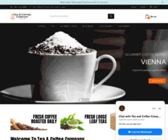 Teaandcoffeecompany.com(Edmonton Tea and Coffee Company) Screenshot