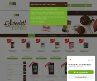 Teaandcoffeedepot.com(Philippines Tea and Coffee Supplier) Screenshot