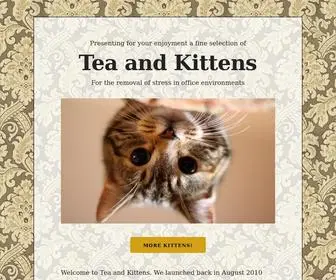 Teaandkittens.co.uk(Tea and Kittens) Screenshot