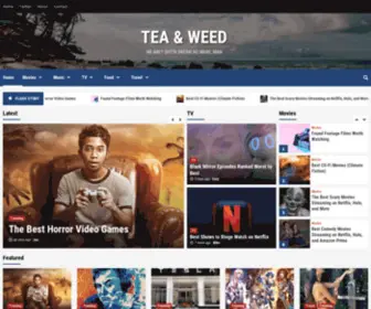 Teaandweed.com(Tea & Weed) Screenshot