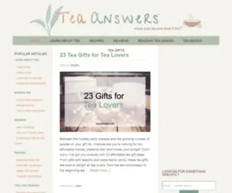 Teaanswers.com(Tea Answers) Screenshot