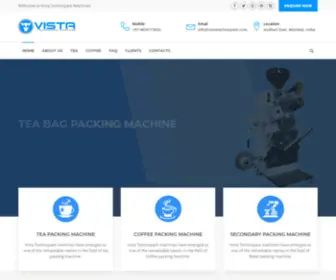 Teabagmachineindia.com(Vista Technopack Machines) Screenshot
