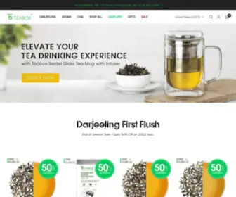 Teabox.com(Buy Delicious Indian Teas Online) Screenshot