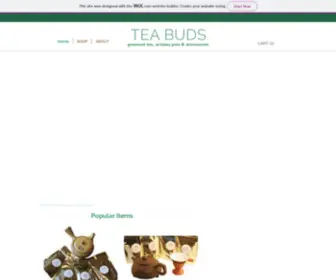 Teabuds.com(Tea Buds Yixing Teapot and Fine Tea Store) Screenshot