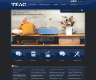Teac-Audio.eu(TEAC Audio) Screenshot