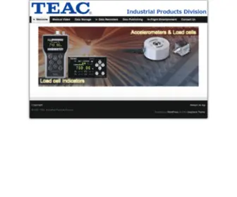 Teac-IPD.com(TEAC Industrial Products Division) Screenshot