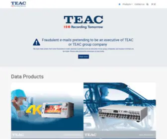 Teac.eu(teac) Screenshot