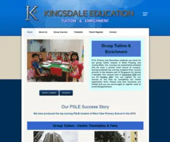 Teach.com.sg(KINGSDALE EDUCATION) Screenshot