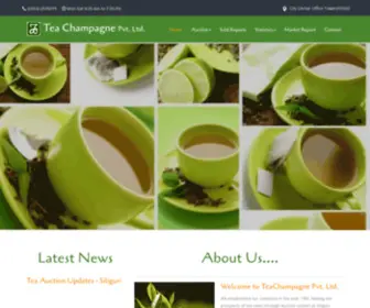 Teachampagne.in(Tea Champagne Private Limited) Screenshot