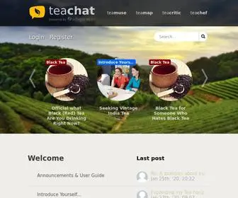 Teachat.com(Oldest and Largest Tea Forum Online) Screenshot