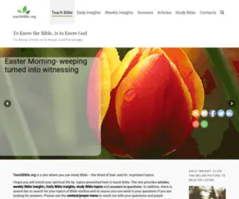 Teachbible.org(How to Study Bible) Screenshot