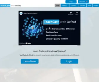 Teachcastwithoxford.com(TeachCast with Oxford) Screenshot