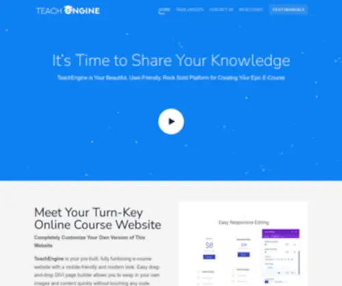 Teachengine.org(Teachengine) Screenshot