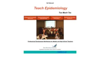 Teachepidemiology.org(Teachepidemiology) Screenshot