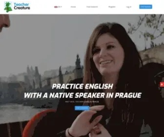 Teacher-Creature.com(About Mastering English with Native Speakers) Screenshot