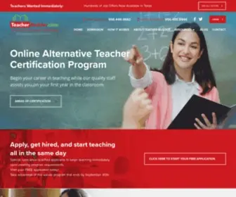 Teacherbuilder.com(Texas' first online ACP certified by SBEC (TEA)) Screenshot