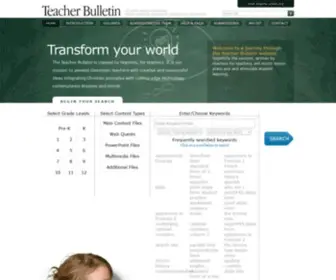 Teacherbulletin.org(Teacher Bulletin) Screenshot