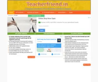 Teacherfriend.in(Website for Andhra Pradesh & Telangana Teachers) Screenshot