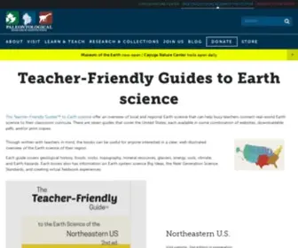 Teacherfriendlyguide.org(Paleontological Research Institution) Screenshot