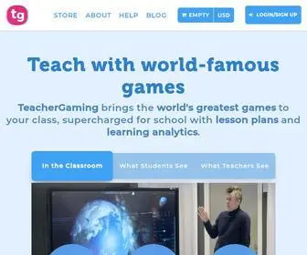 Teachergaming.com(Teach Anything with Games) Screenshot