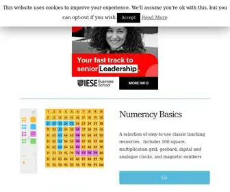 Teacherled.com(Interactive Whiteboard and Tablet Resources For Teachers) Screenshot