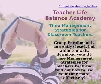 Teacherlifebalance.com(Teacher Life Balance Academy) Screenshot