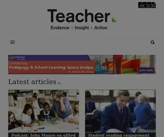 Teachermagazine.com.au(Teacher magazine) Screenshot