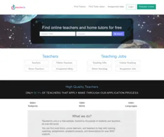 Teacheron.com(Best Online teachers) Screenshot