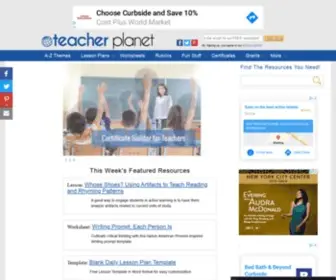 Teacherplanet.com(Free Lesson Plans) Screenshot