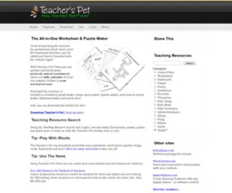 Teachers-Pet.org(Teacher's Pet Tools) Screenshot