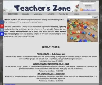 Teachers-Zone.com(Teacher's Zone) Screenshot