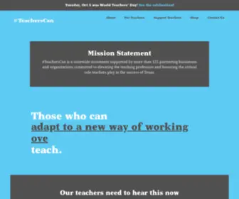 Teacherscan.org(#TeachersCan) Screenshot