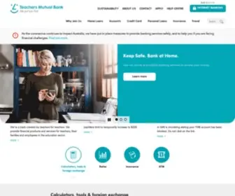 Teacherscreditunion.com.au(Teachers Mutual Bank) Screenshot