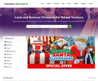 Teachersdiscount.co.uk(Teachers Discount) Screenshot