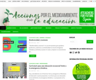 Teachersforfuturespain.org(Teachers For Future Spain) Screenshot