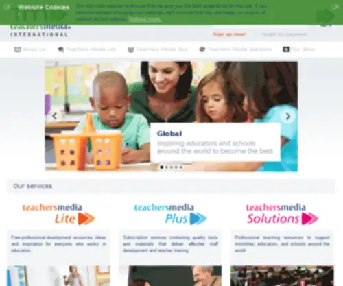 Teachersmedia.co.uk(Education videos and resources for professional development) Screenshot