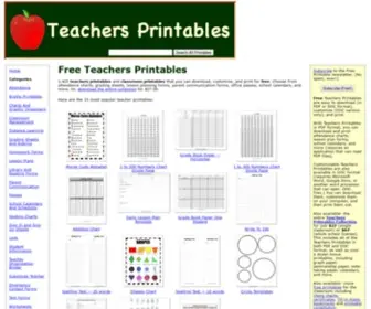 Teachersprintables.net(Teachers Printables) Screenshot