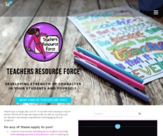Teachersresourceforce.com(Teachers Resource Force) Screenshot