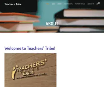 Teacherstribe.net(Teachers' Tribe) Screenshot